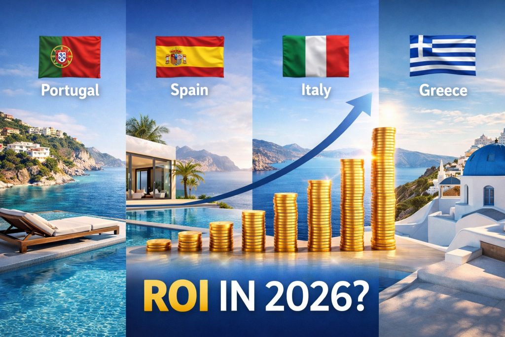 Spain vs Other European Property Markets (Portugal, Italy, Greece): Where Does ROI Really Win in 2026?